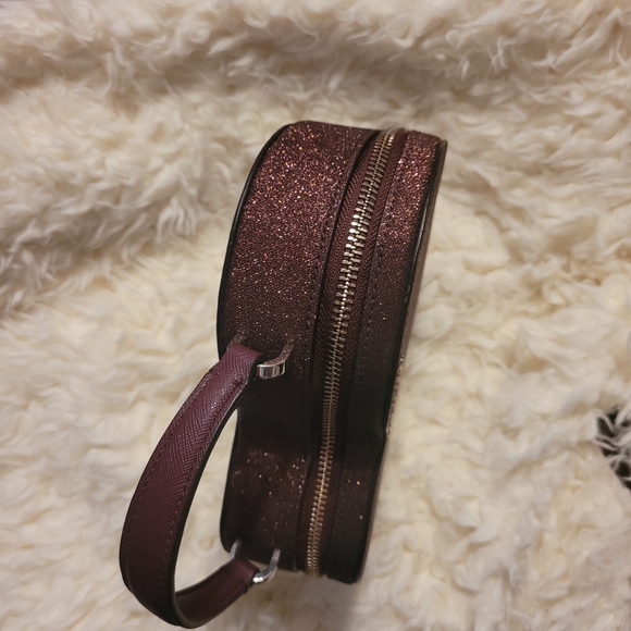 Kate Spade Love Shack Glitter Heart Purse Crossbody - Picture 4 of 7